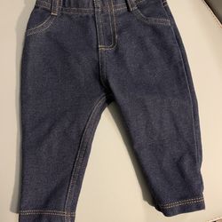Baby girl denim leggings