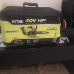 Ryobi 40 V 14 inch blade chainsaw