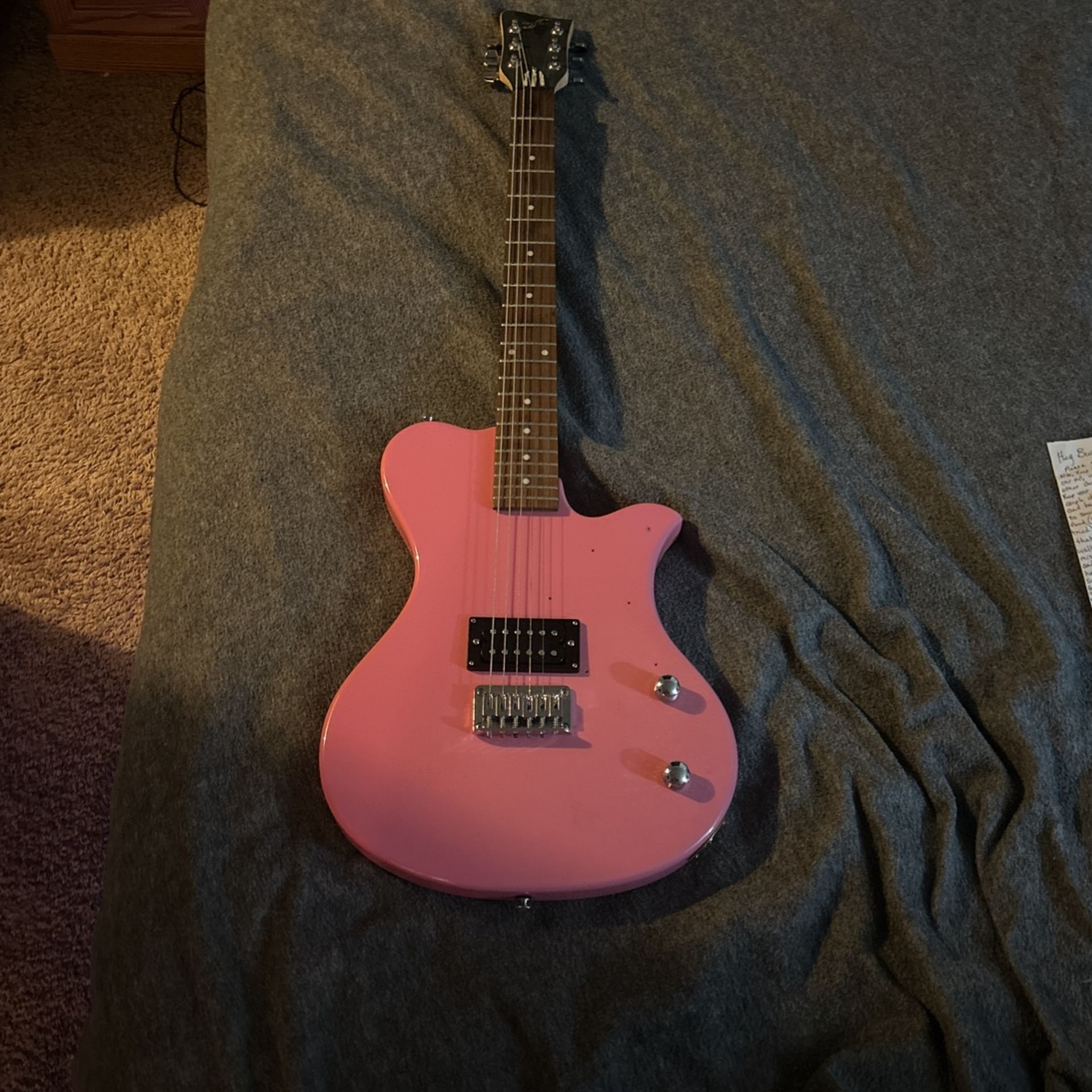 Pink First Act Electric Guitar