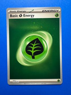 BASIC GRASS ENERGY 001 151 POKEMON (COSMOS HOLO RARE, 1 Swirl