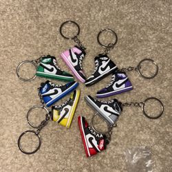 Mini Sneaker Keychains 