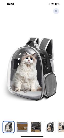 “New”Transparent Pet backpack(up to 20 lbs.) “Well Ventilated “
