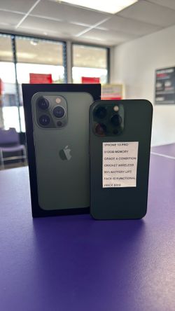 Apple iPhone 13 Pro 512GB New condition Cricket locked