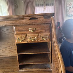 Vintage Roll top Desk
