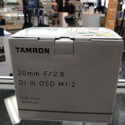 Tamron 20 2.8 Sony E 