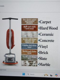 COMMERCIAL ORBITER  ALL-FLOOR MACHINE