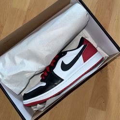 Black Toe Jordan 1 Retro Low