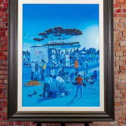 Illusion Marketplace by Federico Cuello - Original Oil on Canvas - Delivery Available