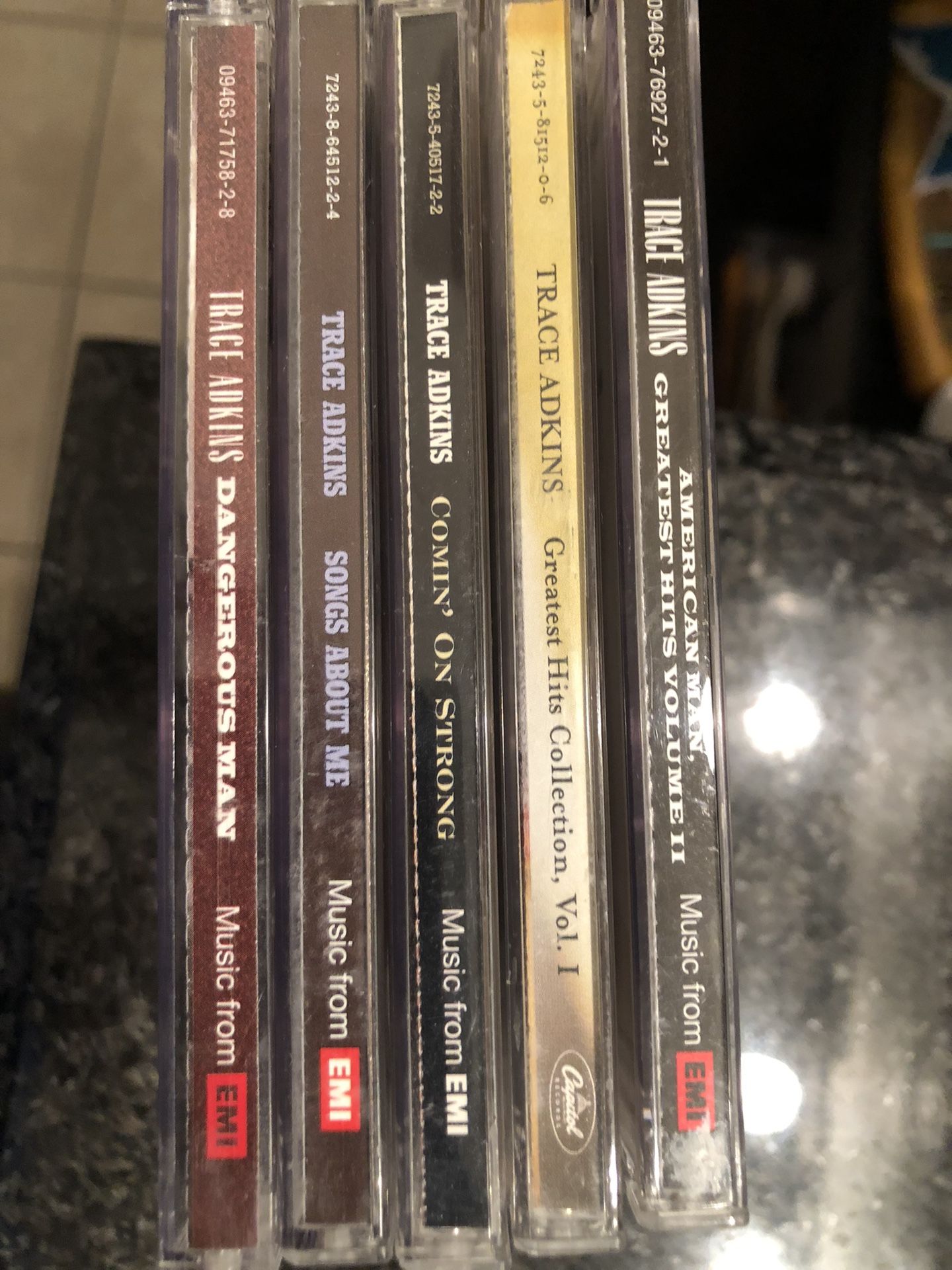 5 Trace Adkins CD’s