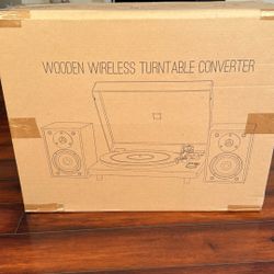 Record Player With Speakers 