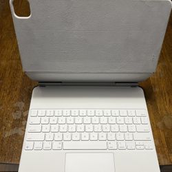 Apple Magic Keyboard: iPad Keyboard and case for iPad Pro 12.9 inch (3rd, 4th, 5th and 6th gen) and iPad Air (M2), Great Typing Experience, Built-in t