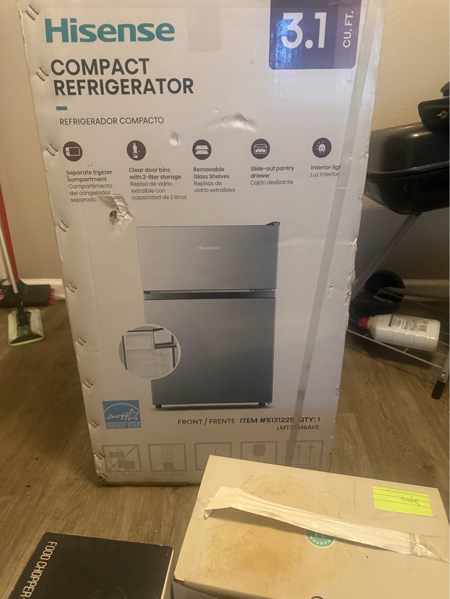 Mini fridge never been out of box