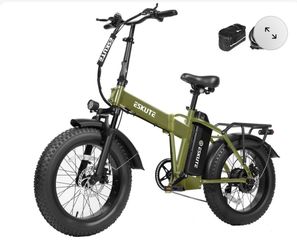 Eskute 20 inch fat tire foldable electric bicycle