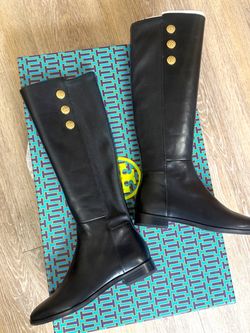 Tory Burch 25mm tall boots sz 5.5