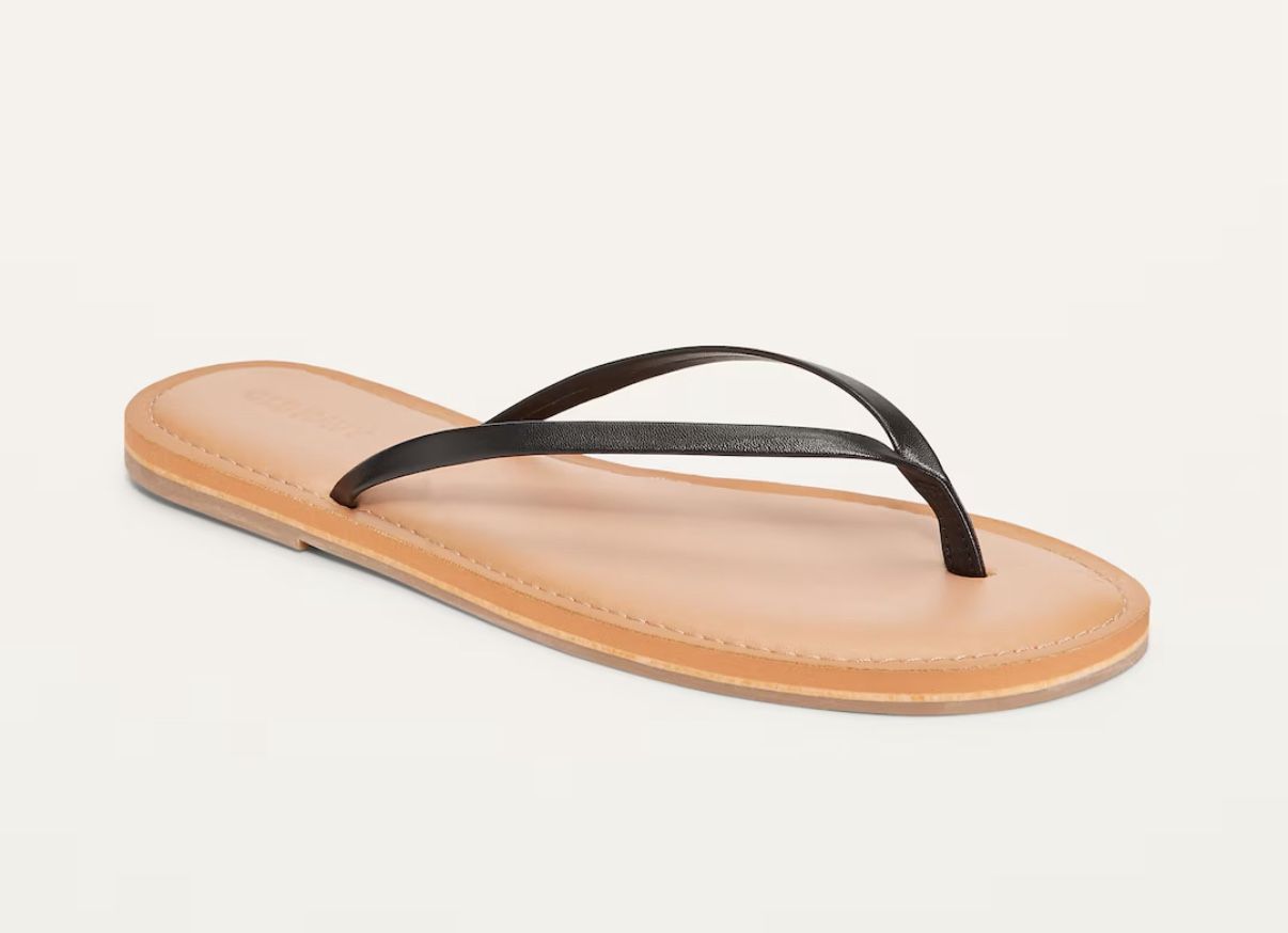 Women's Old Navy Faux-Leather Capri Sandals Size 9