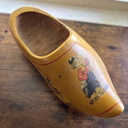 Wooden Heineken clog
