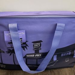 Trader Joe’s mini  Lunch Bag/ Purple