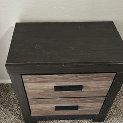 Night Stand  And Dresser With Mirror