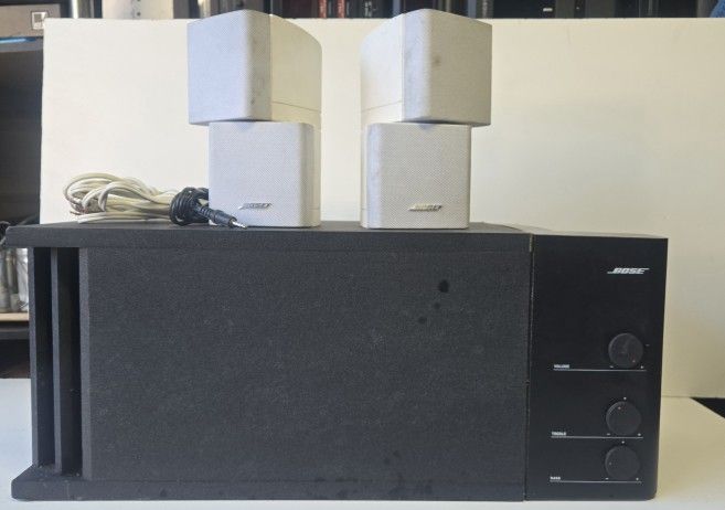 Bose Acoustimass 3 Series II Speaker System, Subwoofer & Cubes and Wires