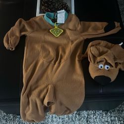 Scooby Doo Costume 2t Unisex