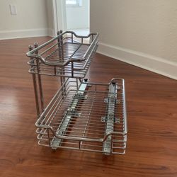 Glidez Sliding 2-Tier Under-Sink Organizer  14 1/2"H x 12"W x 17 3/4"D