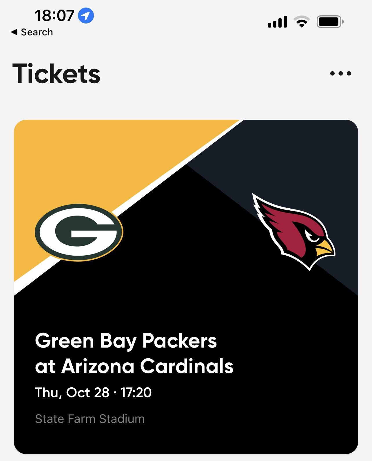 Cardinals vs Packers-10/28