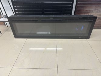 60” Electric Wall-Mounted Fireplace Heater