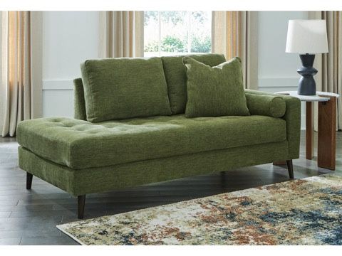 Green Corner Chaise Sofa