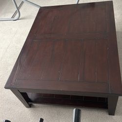 Large Dark Coffee Table 