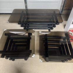 Coffee Table With Side Tables 