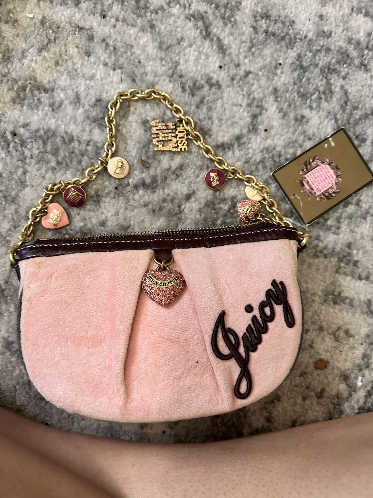 Depop Juicy Couture Pink Velvet Purse Pink Juicy Couture Shoulder