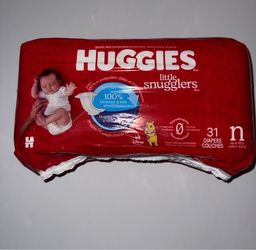 Huggies Little Snugglers Newborn Diapers 31 Count
