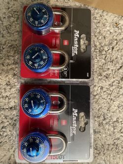 New - 4 Master Locks - In Package 🔒🔓
