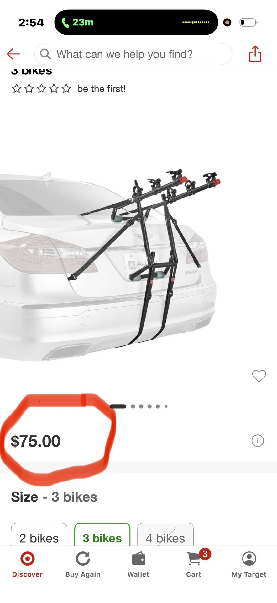 BRAND NEW 3 BIKE TRUNK RACK for Sale in Atlanta, GA - OfferUp