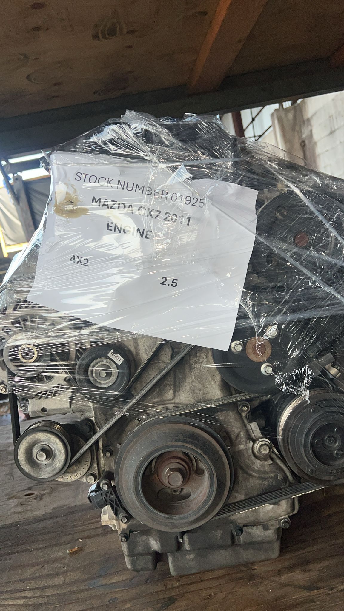 MAZDA CX7 2011 ENGINE/MOTOR 2.5 