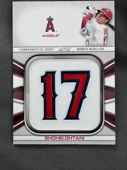 Shohei Ohtani Number Medallion Card