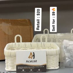 Acelist Woven Storage Baskets (Set) – Only $9 🔥