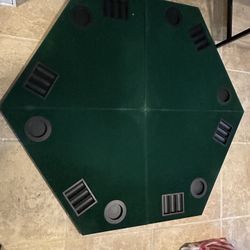 Marlboro foldable gaming felt poker table top