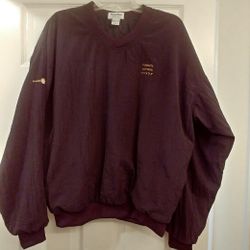 Dark Navy Pullover Windbreaker Jacket Fully lined 