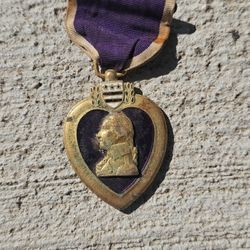 Real WW2 Purple Heart Award 