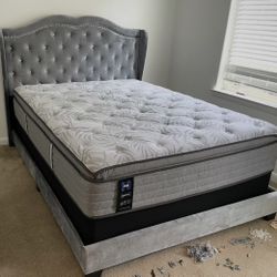 Upholstered Queen Sized Bed
