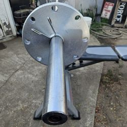 Chrome 7ft 45lb 2 Inch Olympic Barbell with 2x25lb Olympic Plates and locks $100 Total price. 