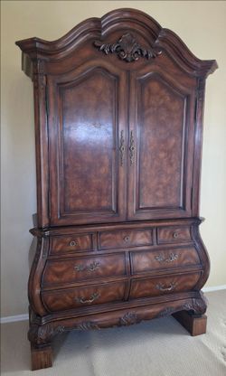 Oversized Ornate Armoire