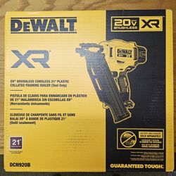 DEWALT
20-Volt 21° Cordless Framing Nailer (Tool-Only)