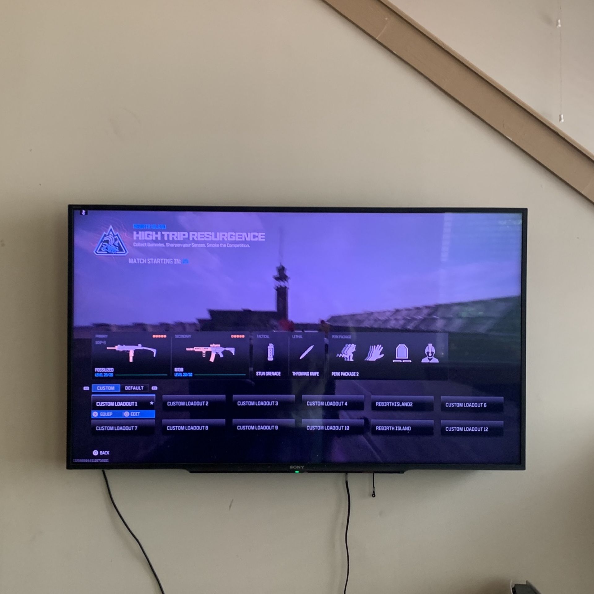 Sony 55” Smart TV With Wall Mount 