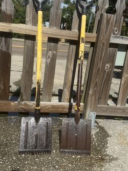 2 Steel Shingle Strippers/Roof Shovel
