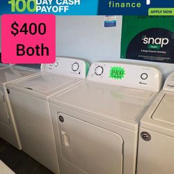 Amana Lavadora Y Secadora Eléctrica 