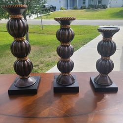 3 Candle Holders