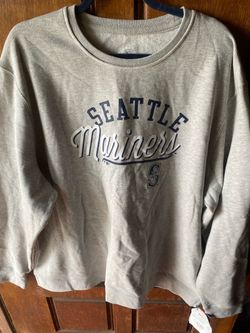 Men’s 4XL Seattle Mariners Gray Crewneck Sweatshirt
