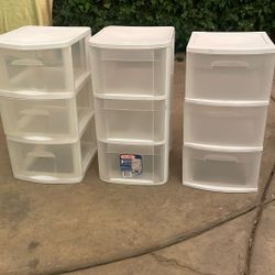 3 Drawers Medium Cart